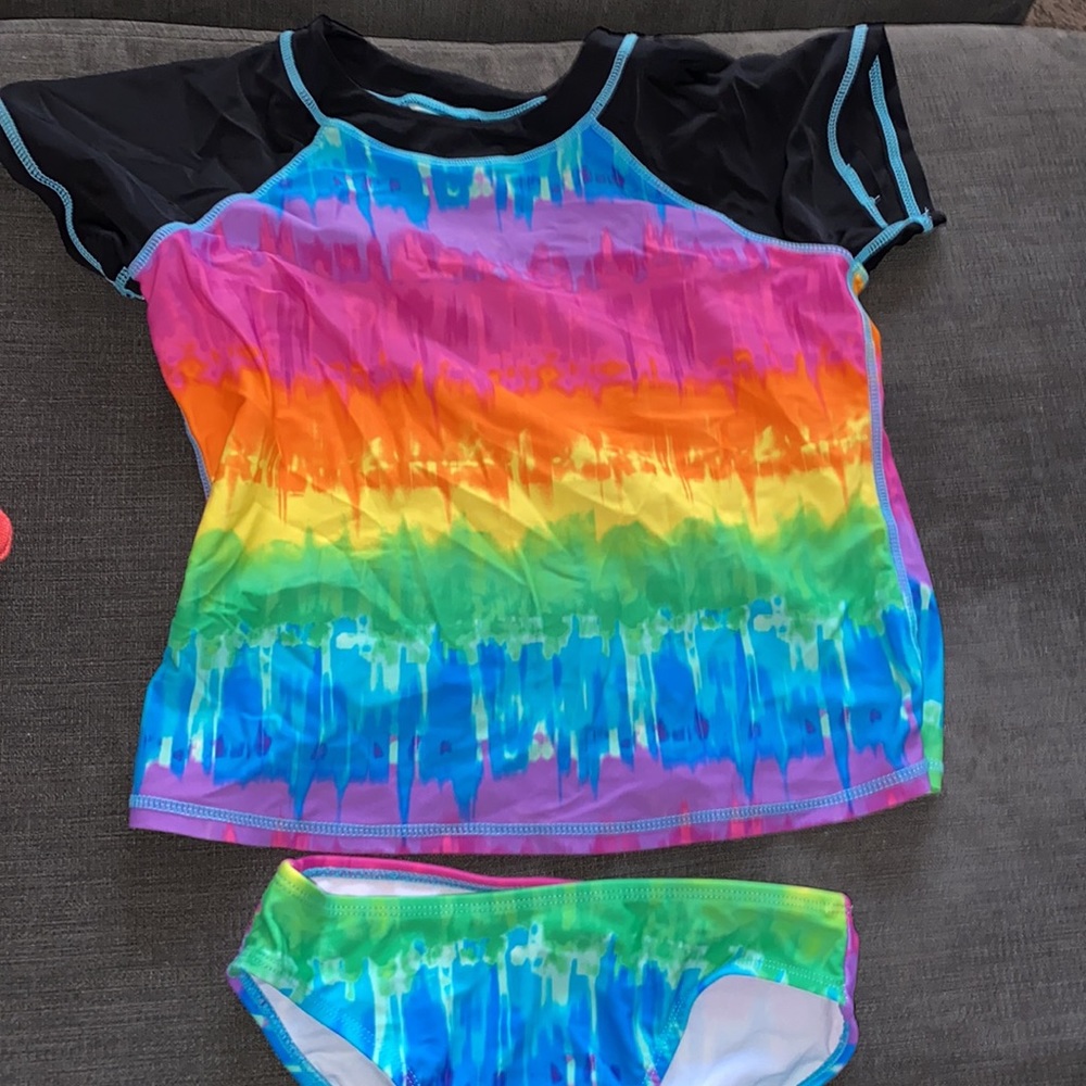 Xhilaration Tie-dye Swim set